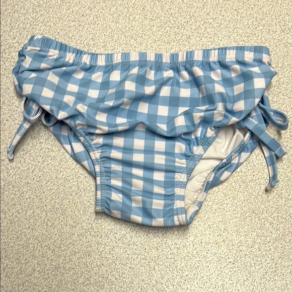 Floral and Gingham Two-Piece Swimsuit - Picture 2 of 8